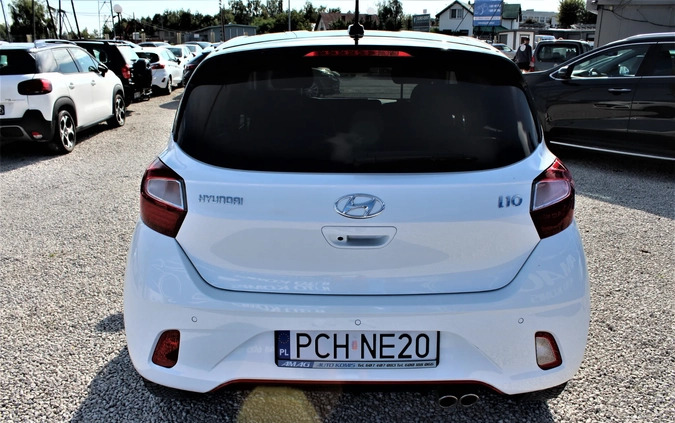 Hyundai i10 cena 57800 przebieg: 10000, rok produkcji 2021 z Chmielnik małe 497